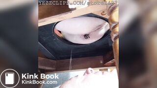 She fed him huge pile of shit