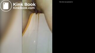 Young girl piss, enema and poop in the shower