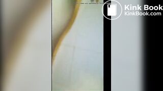 Young girl piss, enema and poop in the shower