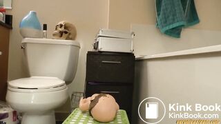 Nasty mom farts and shits on son