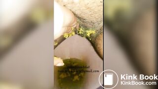 Very dirty toilet Girl Ruxandra