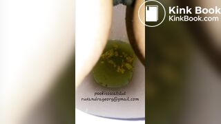 Very dirty toilet Girl Ruxandra