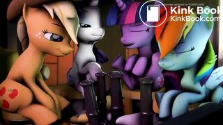 hot mlp group scat video