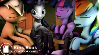 hot mlp group scat video