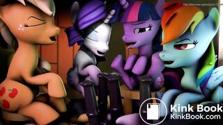 hot mlp group scat video
