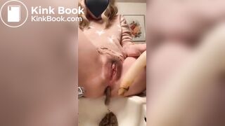 Dildo shit and piss (no sound)