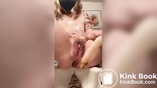 Dildo shit and piss (no sound)