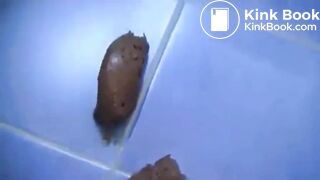 Sexy Girl Shits All Over Her Ass and Floor