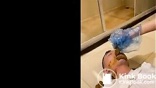 Chinese femdom toilet slave 13