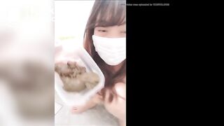 Pooping in a box
