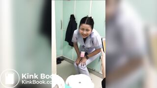 Thai nurse nedd to poop