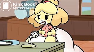 Isabelle Messes Her Diaper
