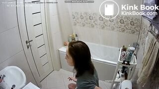 Beauty urgent toilet poop