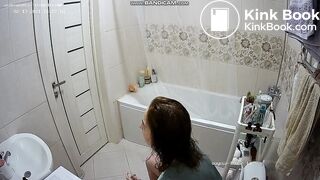 Beauty urgent toilet poop