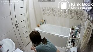 Beauty urgent toilet poop