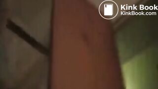 Girl makes a bathroom clip