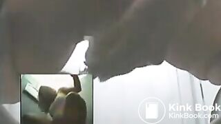 Multiple girls shit in porta potty spycam 1
