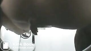 Multiple girls shit in porta potty spycam 1