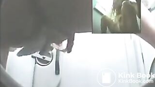 Multiple girls shit in porta potty spycam 1