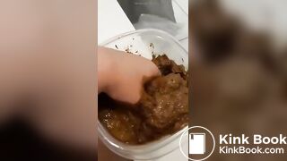 White bbw scat smear - video 2