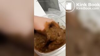 White bbw scat smear - video 2
