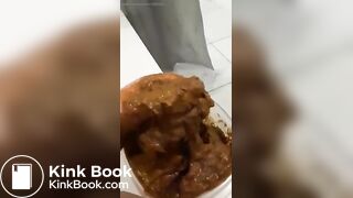 White bbw scat smear - video 2