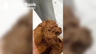 White bbw scat smear - video 2