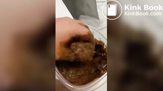 White bbw scat smear - video 2