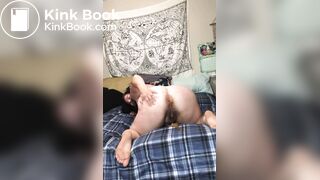 Bbw poop on bed