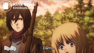 Mikasa can’t hold it and shits herself - video 2