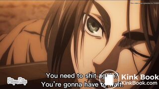 Mikasa can’t hold it and shits herself - video 2