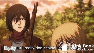 Mikasa can’t hold it and shits herself - video 2
