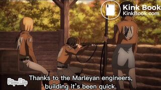 Mikasa can’t hold it and shits herself - video 2