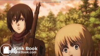 Mikasa can’t hold it and shits herself - video 2