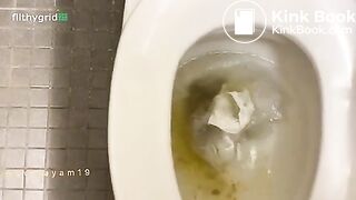 girl public pooping