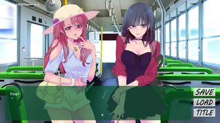 Girl fart bus