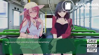 Girl fart bus