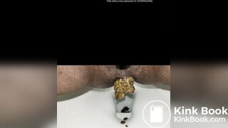 Ebony rock hard turds