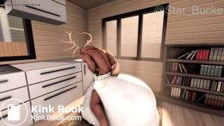 Deer pooping on a diaper