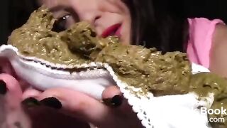 Female farting and panty poop