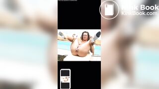 Funny faces while shitting