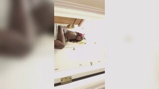 Sexy ebony has watery diarrhea