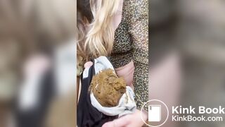 Girl fart and Poop panties