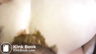 Scat sex. Fucks in pussy and shit while she gets fuckt