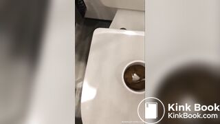 Naughty scat girls cooks huge shit meals