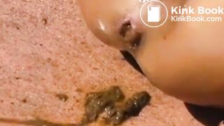 Enema scat shit