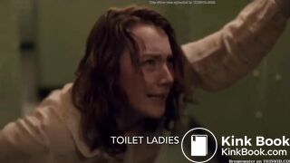girl Diarrhea Bucket
