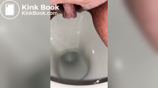 Sloppy shit in toilet
