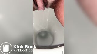 Sloppy shit in toilet