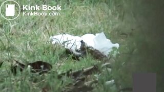 japanese outdoor pooping - video 6